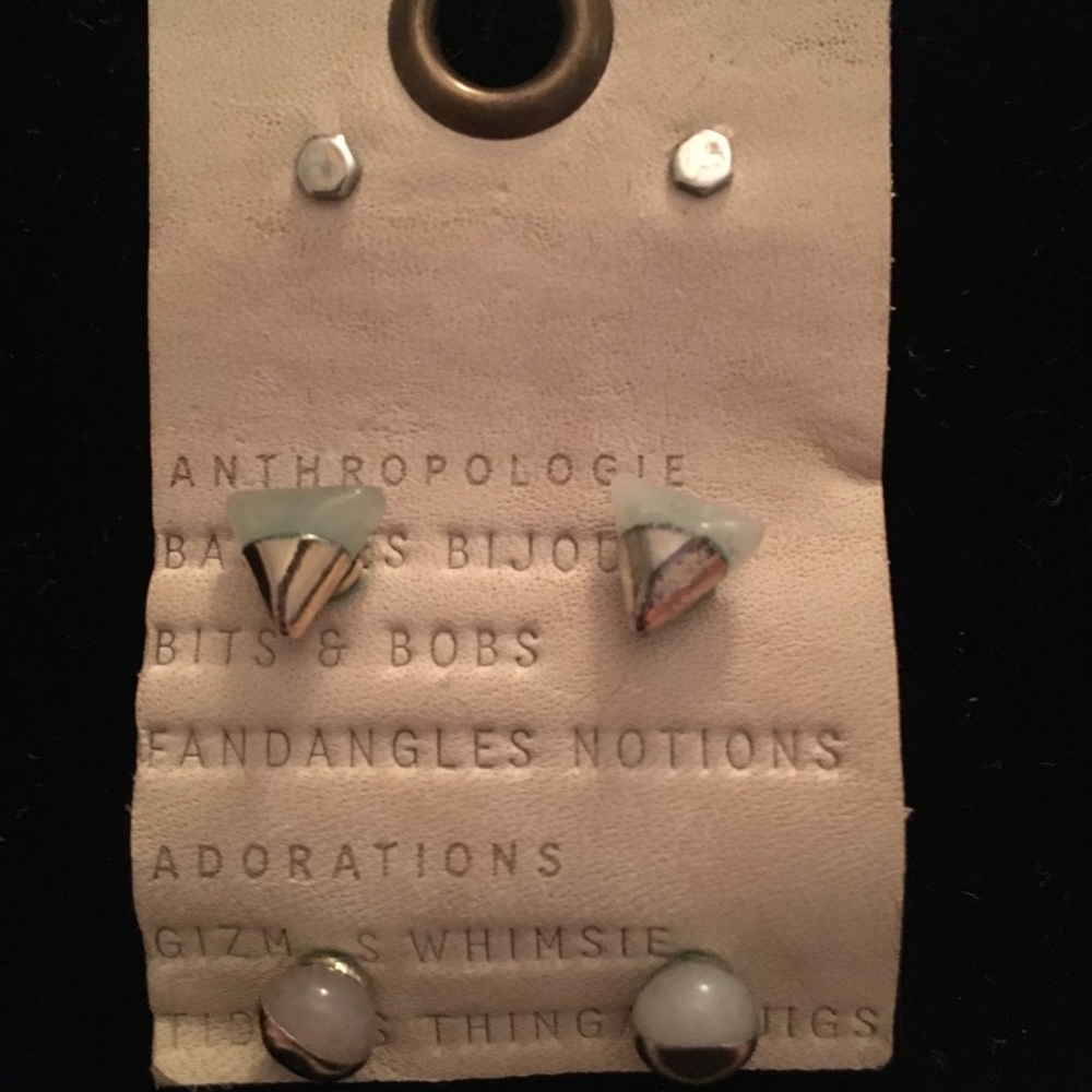 Anthropologie Semi-precious Earring Set